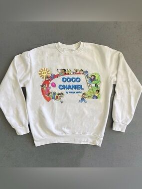 Mega yacht Coco Chanel Sweatshirt Ivory